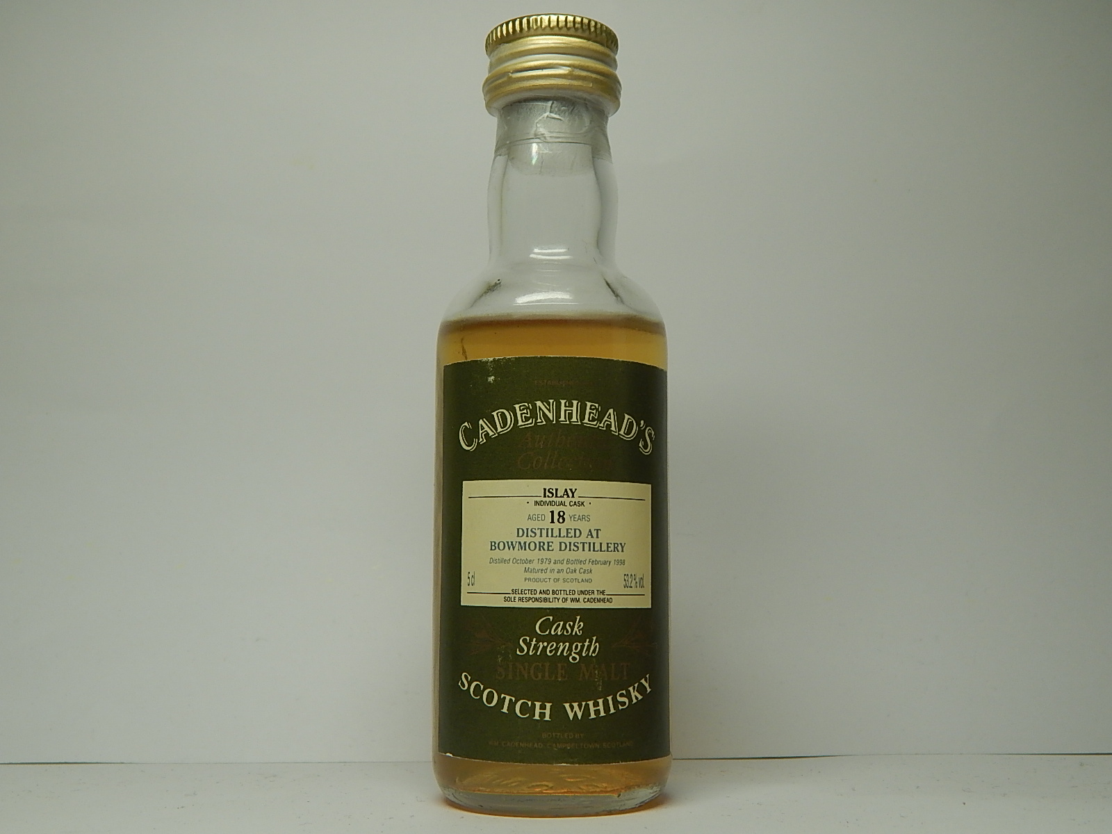 ISMSW 18yo 1979-1998 "Cadenhead´s" 5cl 53,2%vol