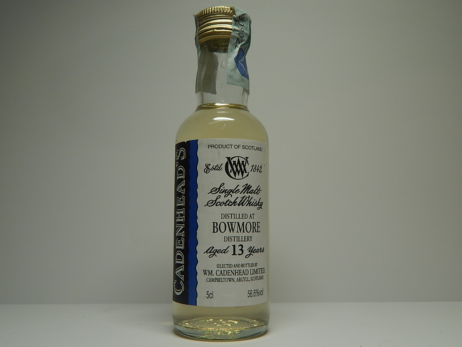 SMSW 13yo "Cadenhead´s" 5cl 56,6%vol