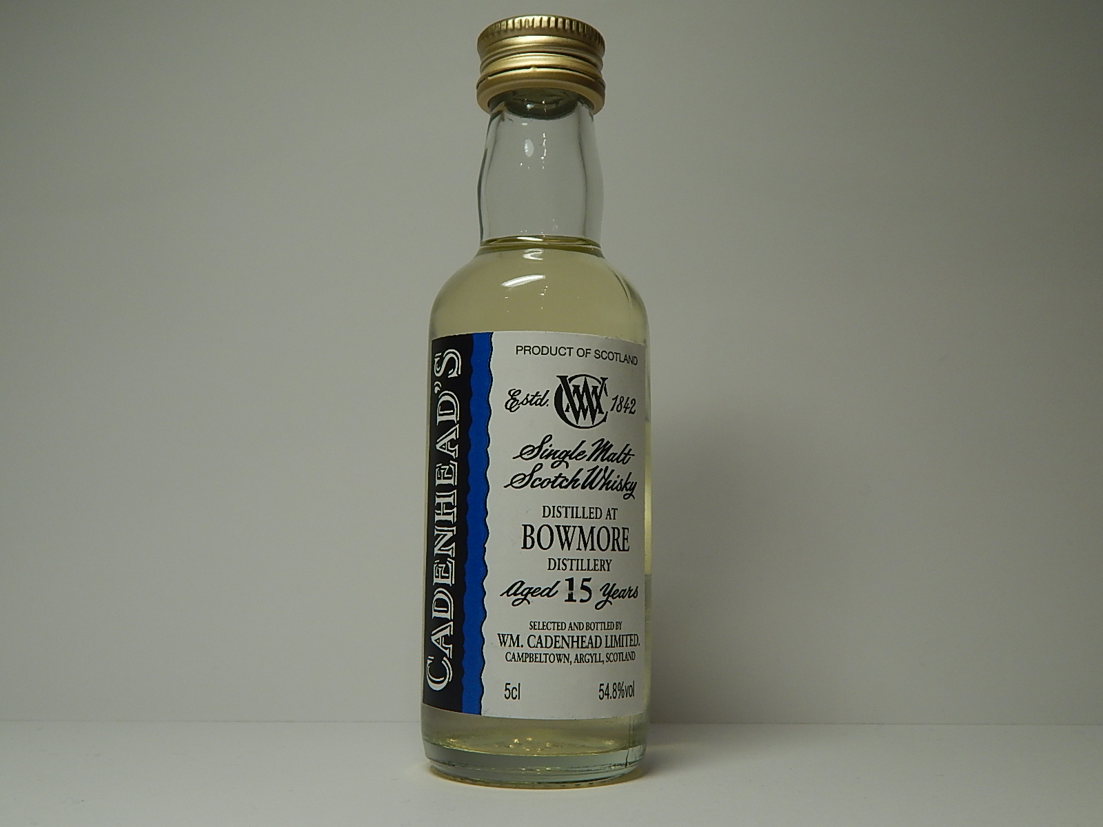 SMSW 15yo "Cadenhead´s" 5cl 54,8%vol