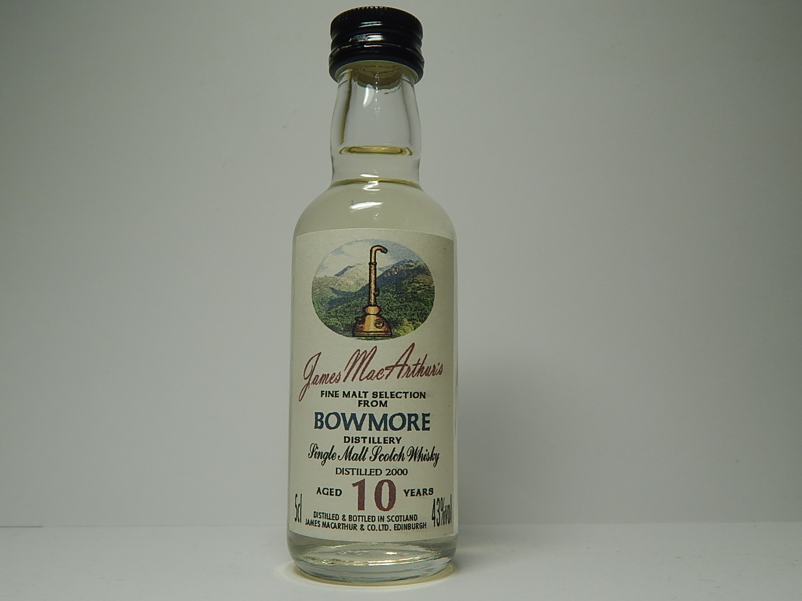 SMSW 10yo 1990-2000 "James MacArthur´s" 5cl 43%vol