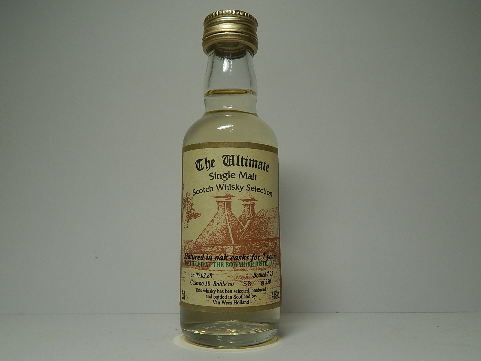 SMSW 7yo 1988-1995 "Ultimate" 5cl 43%vol