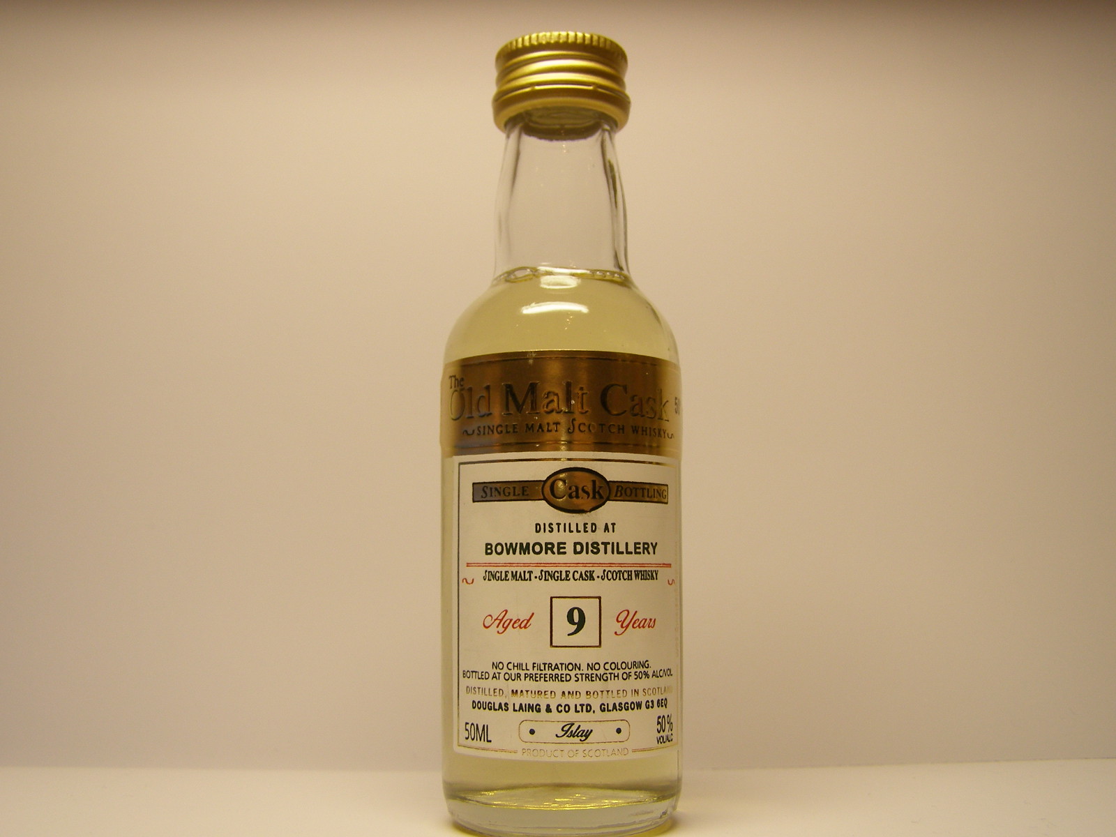 SMSW 9yo "Old Malt Cask" 50ML 50%VOL/ALC