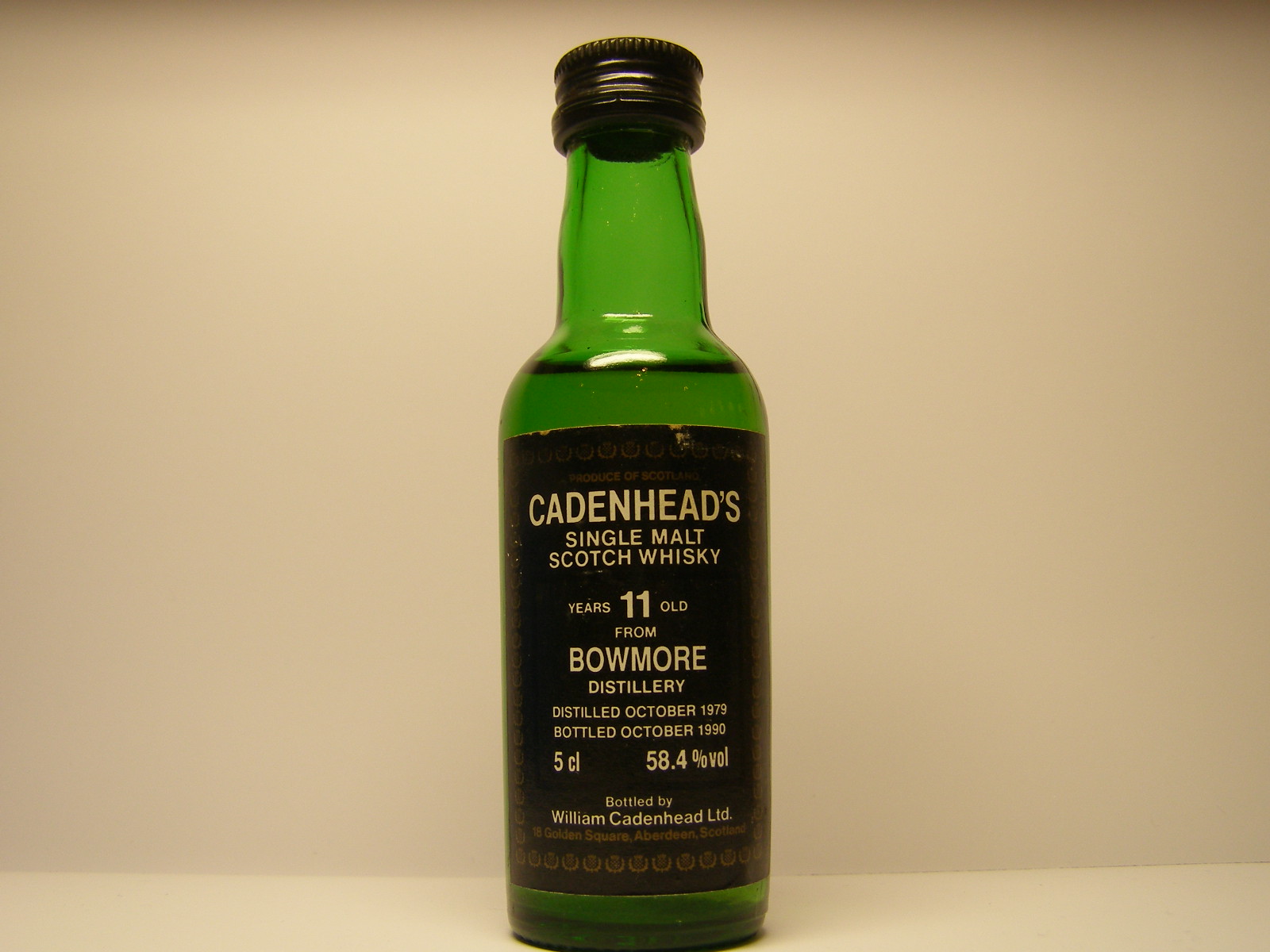 SMSW 11yo 1979-1990 "Cadenhead´s" 5cl 58,4%vol