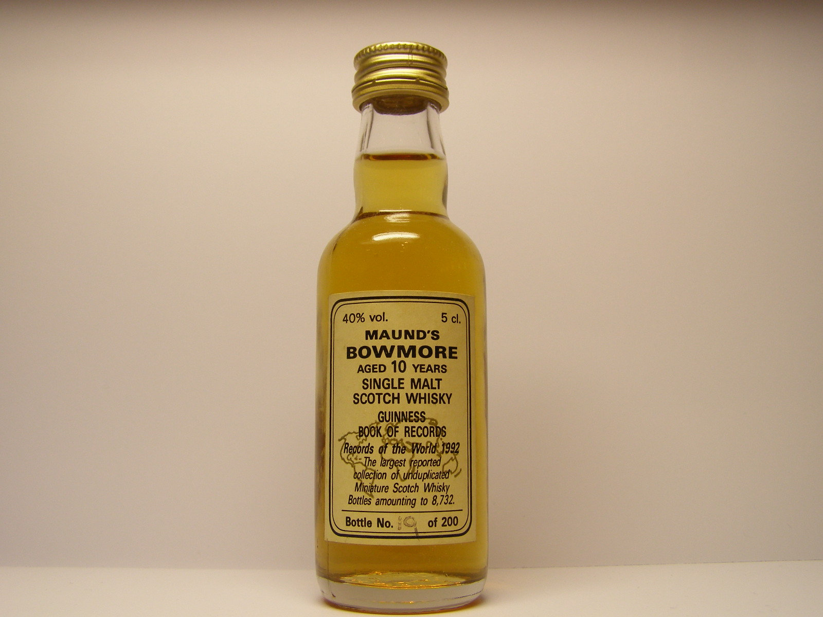 MAUND´S SMSW 10yo 5cl. 40%vol.