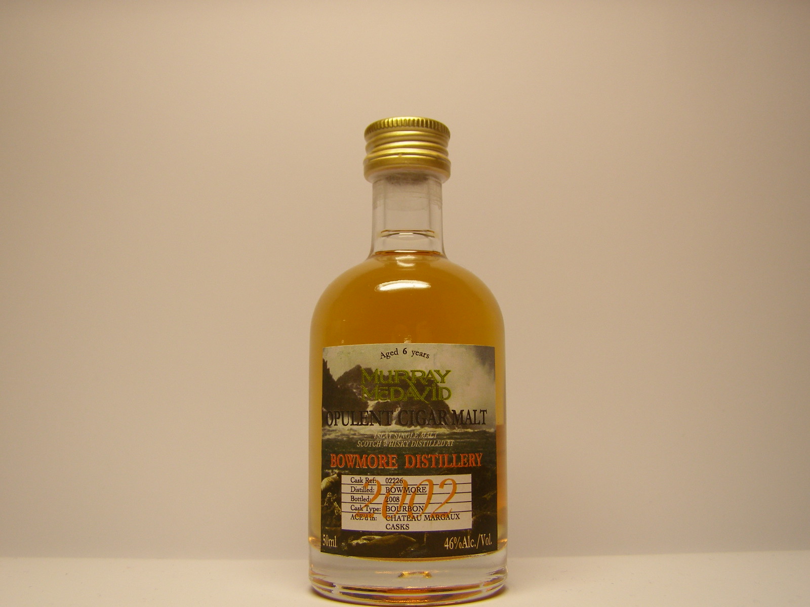 ISMSW 6yo 2002-2008 "Murray McDavid" 50ml 46%Alc./Vol.