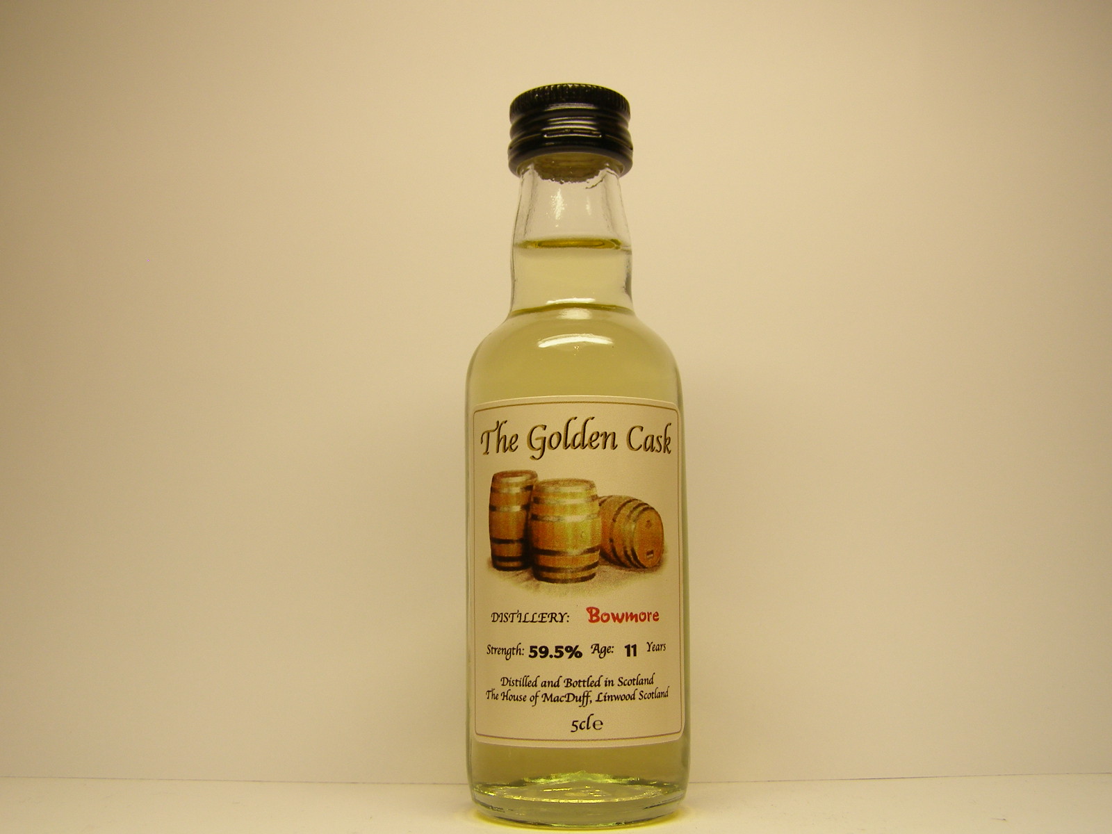 11yo "Golden Cask" 5cle 59,5%