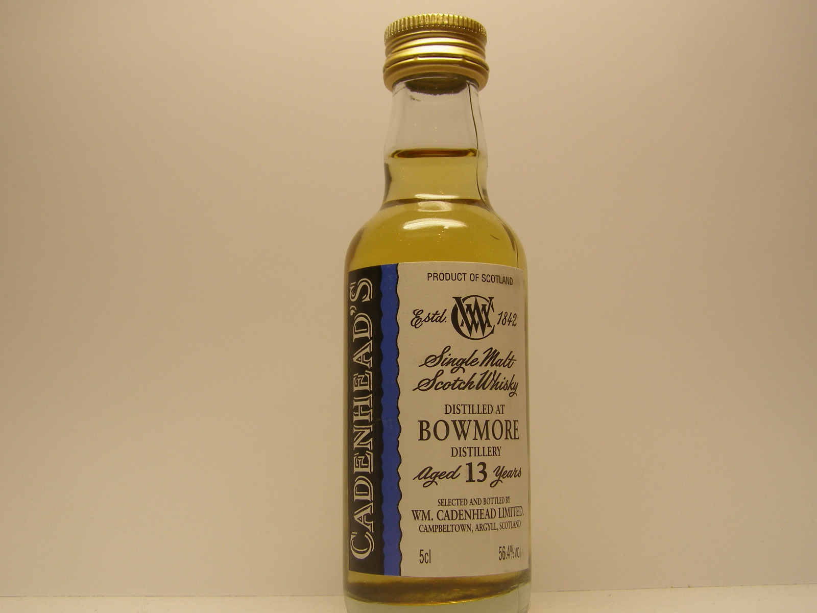 SMSW 13yo "Cadenhead´s" 5cl 56,4%vol