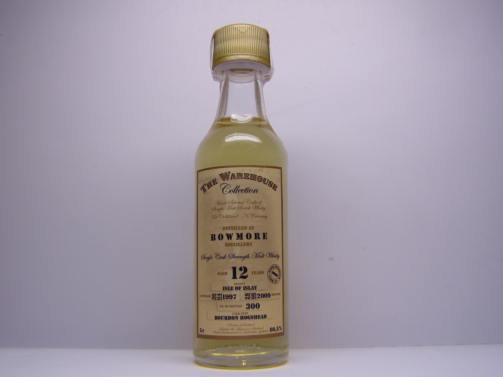 SCSMW 12yo 1997-2009 "The Warehouse Collection" 5cl 60,5% 