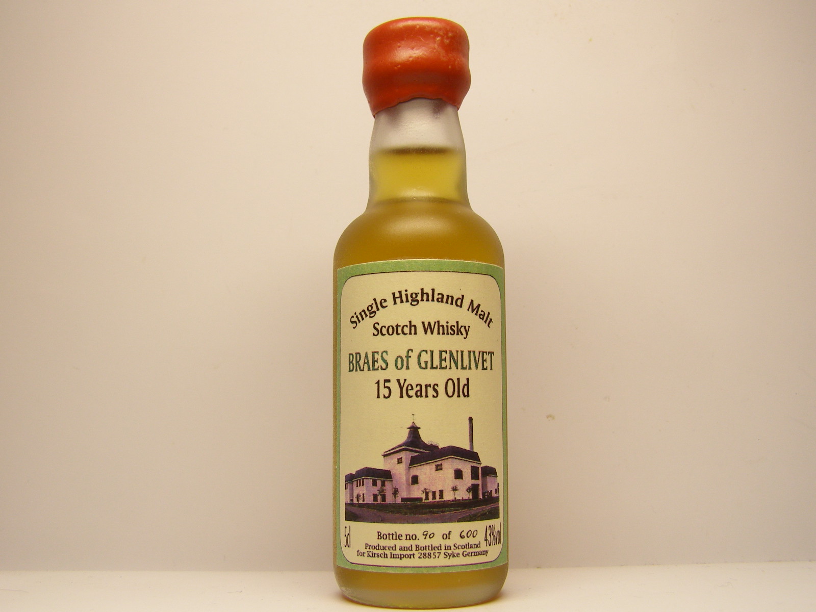 SHMSW 15yo 5cl 43%vol