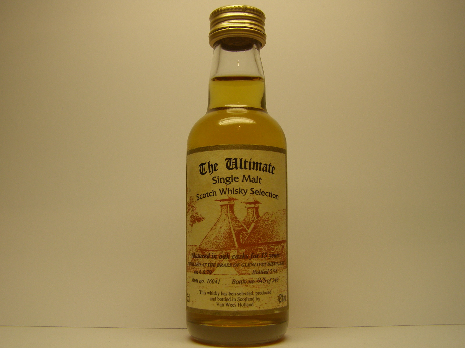 SMSW 15yo 1979-1995 "Ultimate" 5cl 43%vol