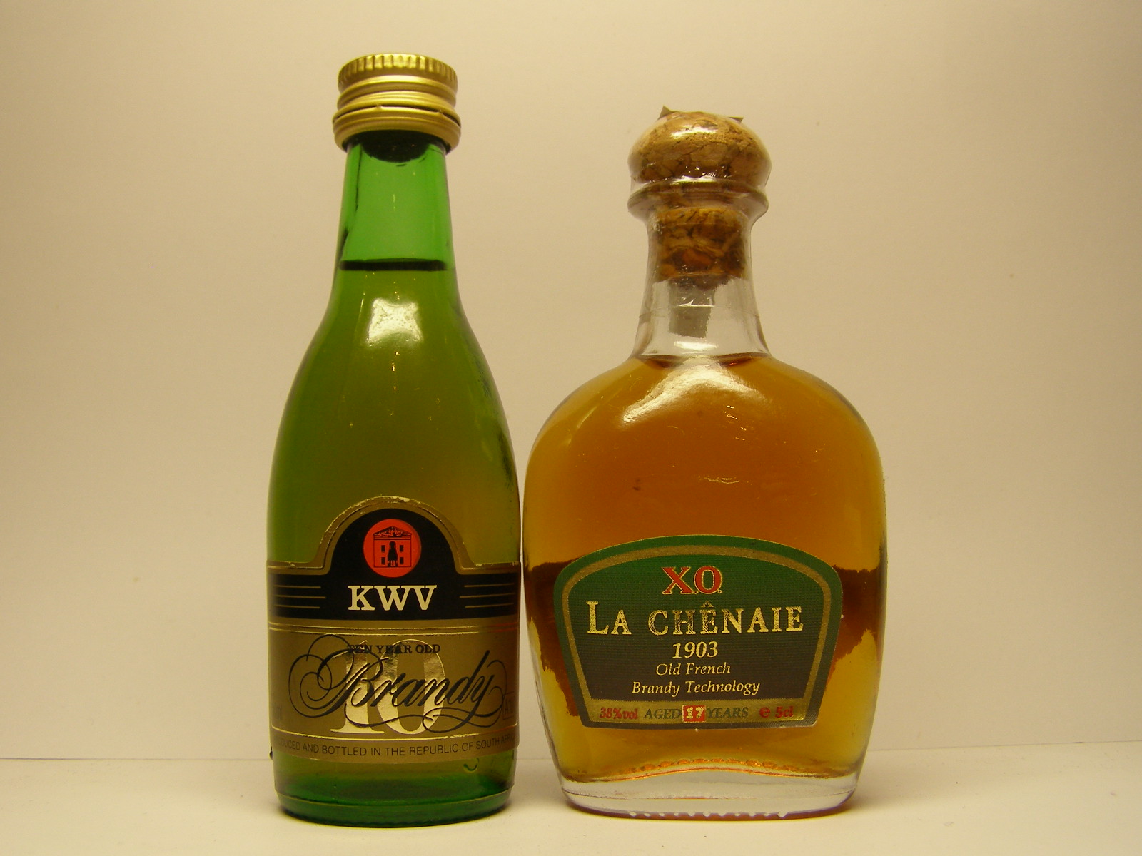 KWV 10yo , LA CHENAIE XO 17yo