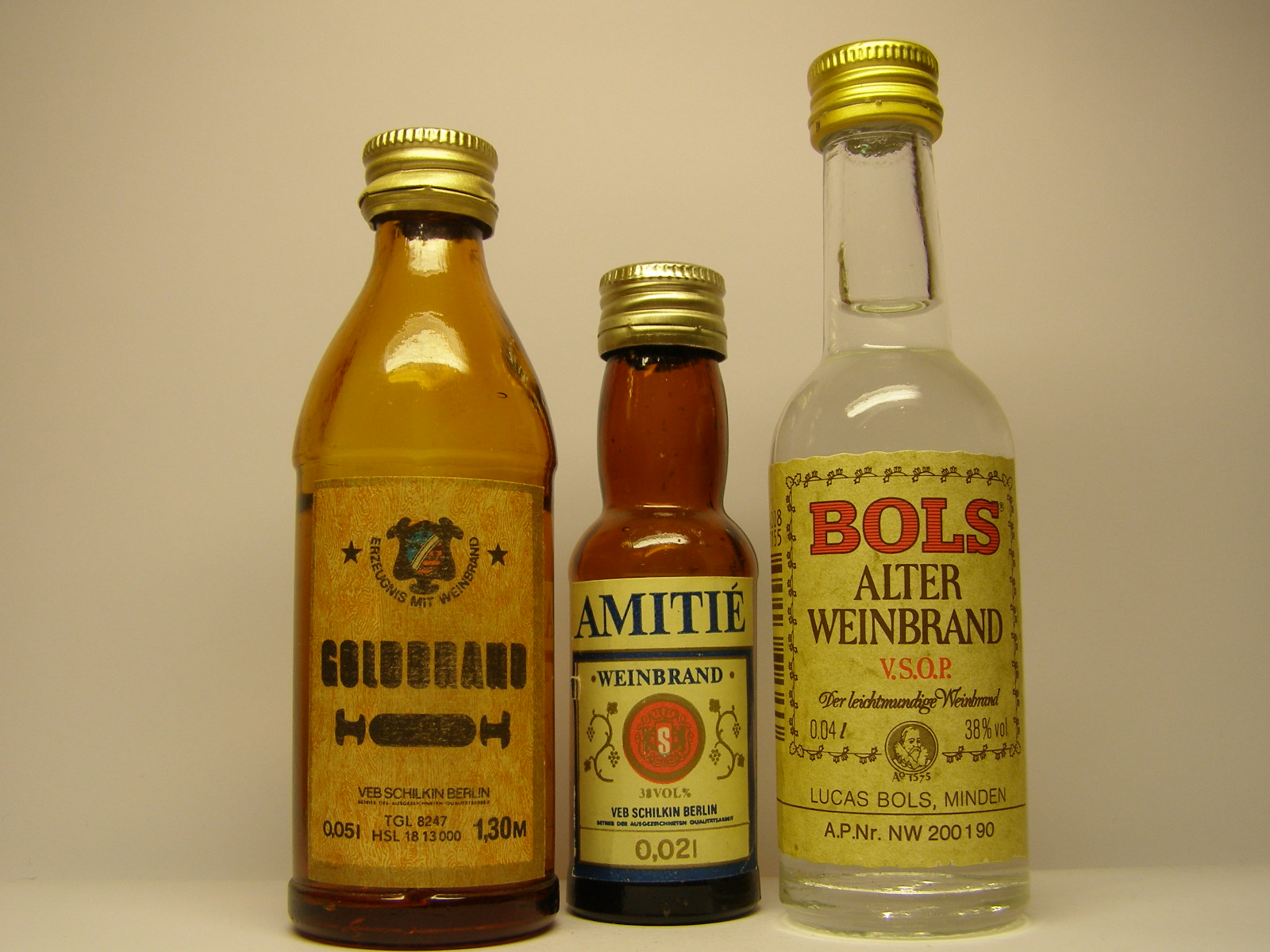 Goldbrand , Amitie , Bols VSOP