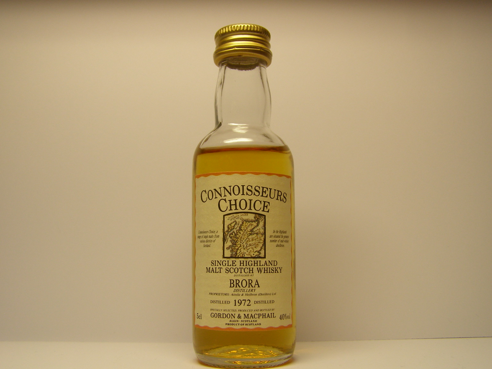 SHMSW 1972 "Connoisseurs Choice" 5cl 40%vol