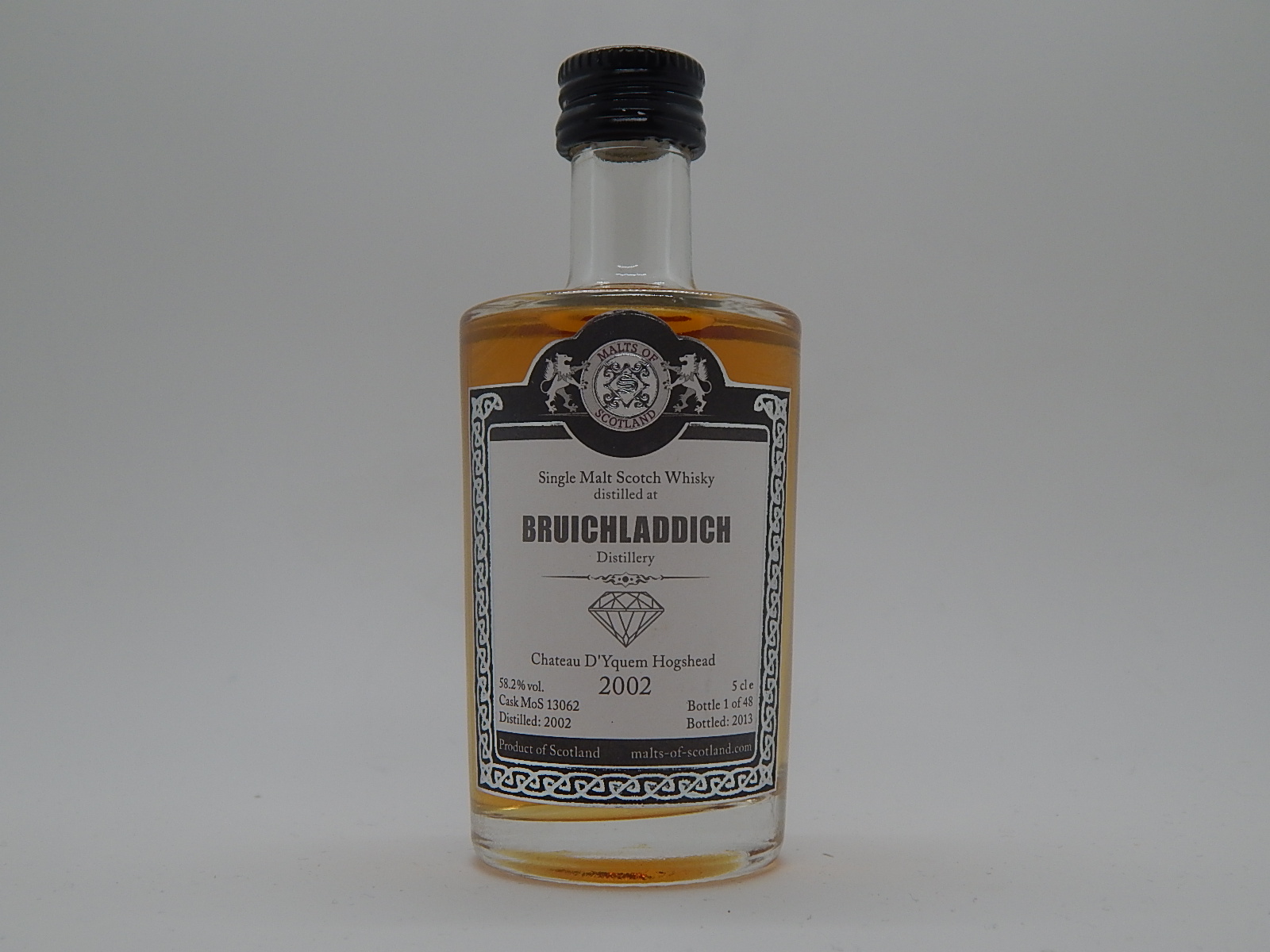 Chateau D´Yquen Hogshead SMSW 11yo 2002-2013 "Malts of Scotland" 5cle 58,2%vol. 1/48