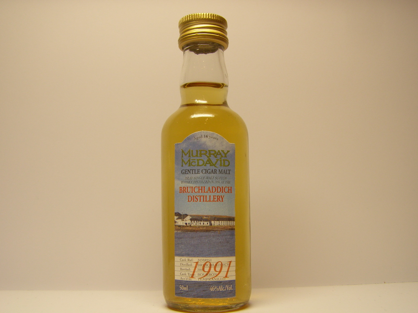 ISMSW 16yo 1991-2007 "Murray McDavid" 50ml 46%Alc./Vol.