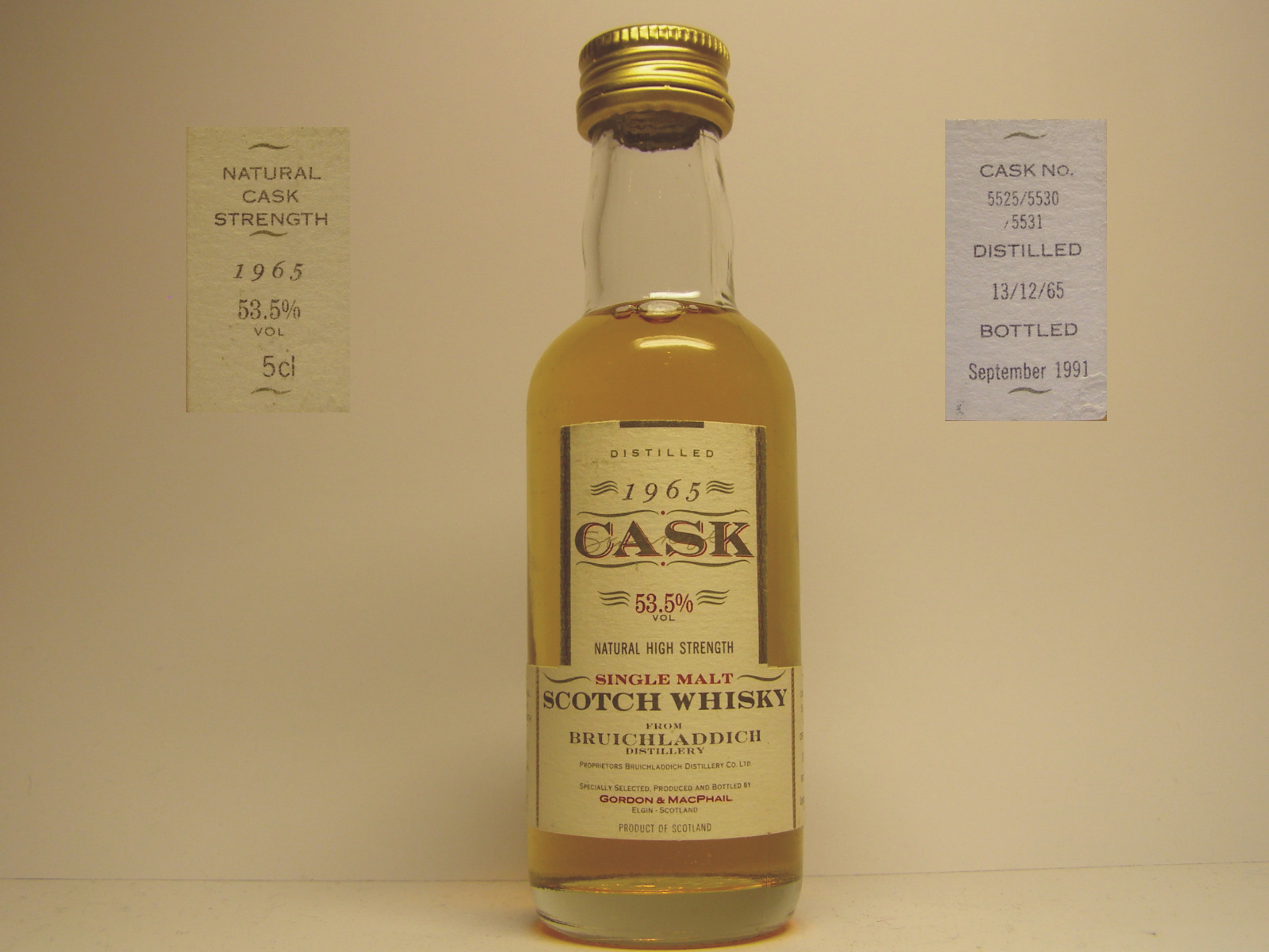 SMSW 25yo 1965-1991 "G&M Cask" 5cl 53,5%VOL