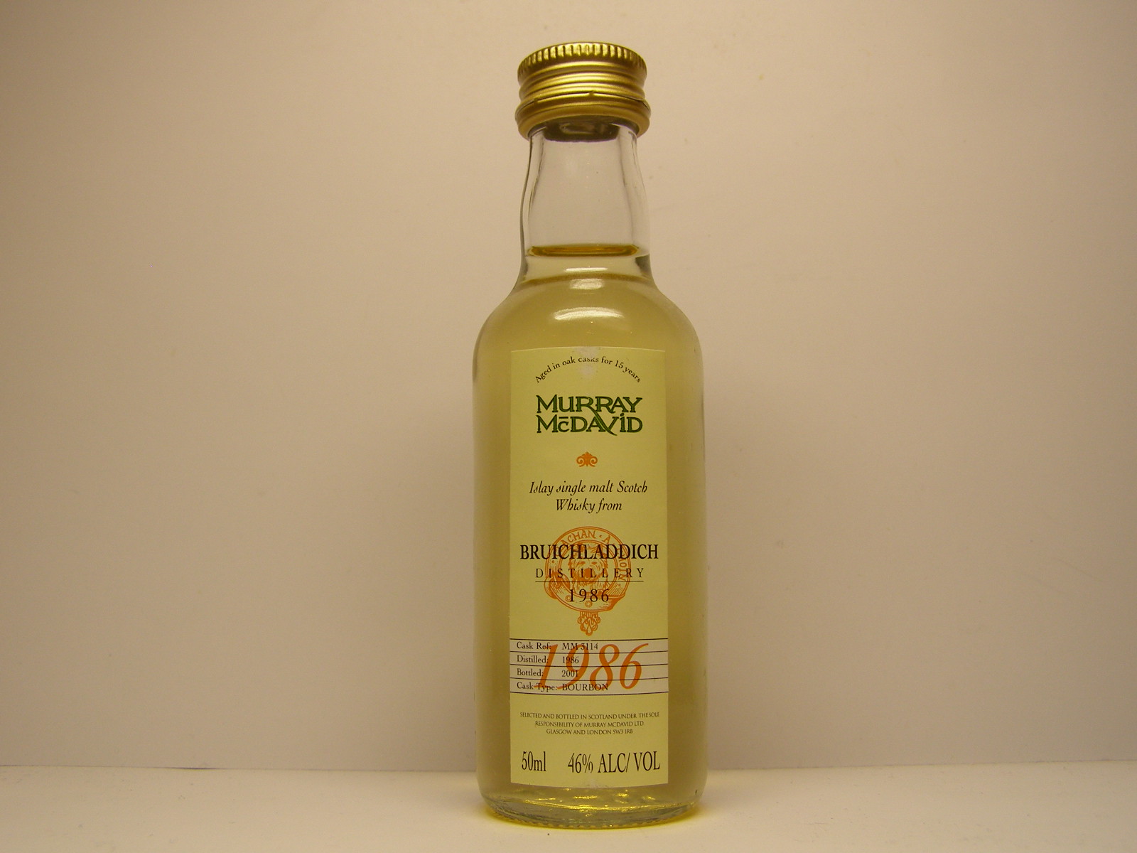 ISMSW 15yo 1986-2001 "Murray McDavid" 50ml 46%ALC/VOL