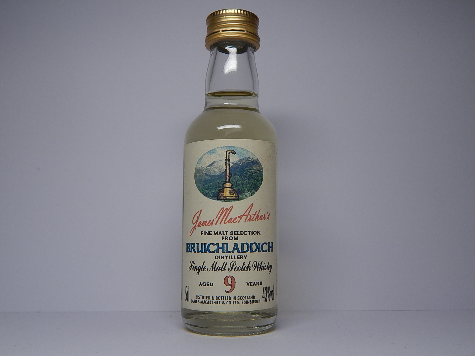 SMSW 9yo "James MacArthur´s" 5cl 43%vol