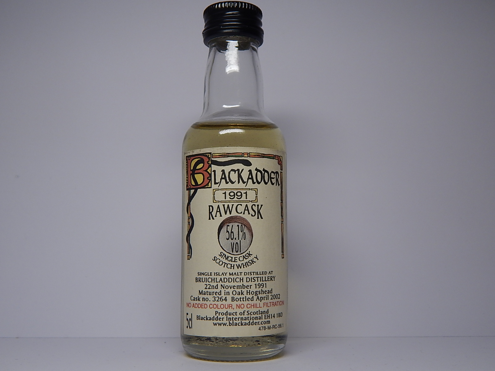 SISCSW 11yo 1991-2002 5cl 56,1%vol "Blackadder"