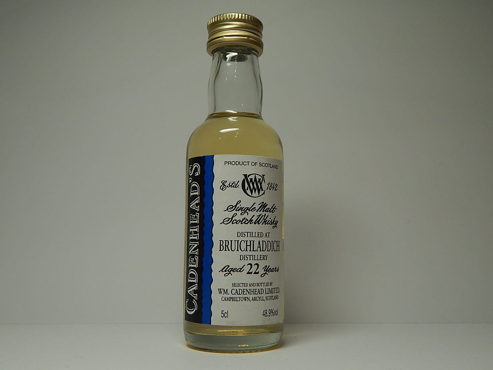 SMSW 22yo "Cadenhead´s" 5cl 48,9%vol