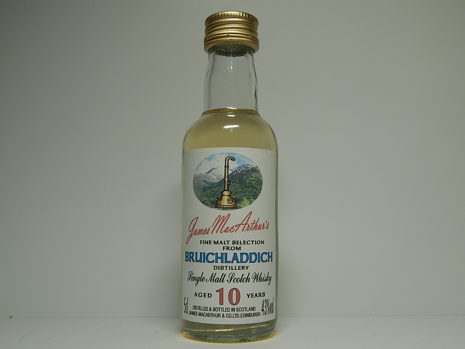 SMSW 10yo "James MacArthur´s" 5cl 43%vol