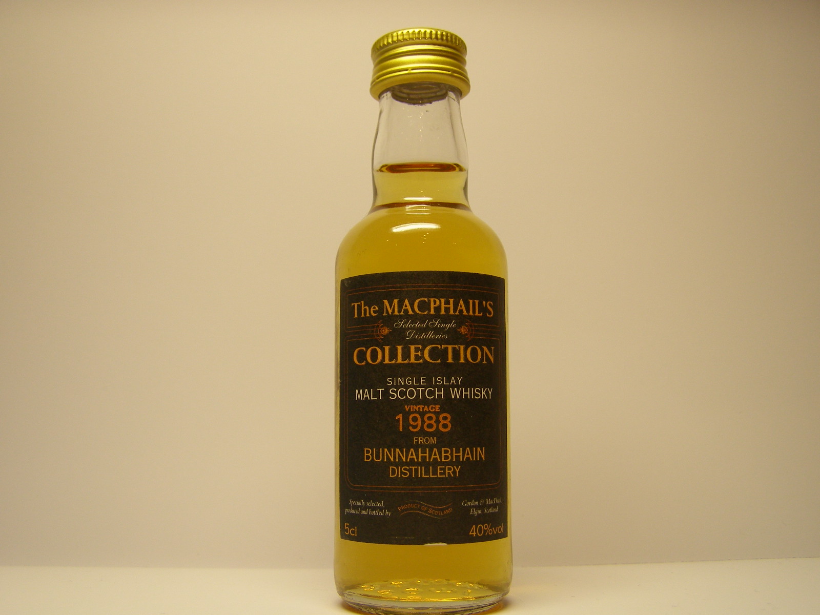 SIMSW 1988 "Macphail´s" 5cl 40%vol