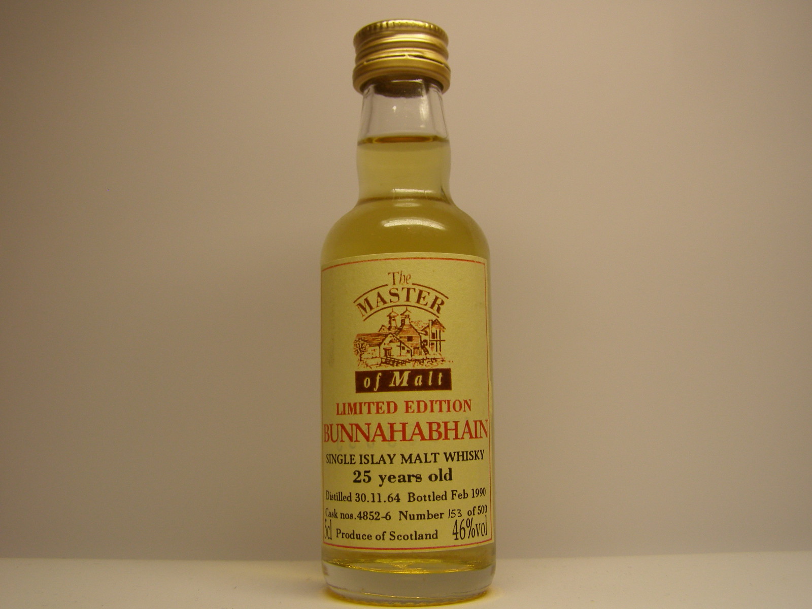 SIMW 25yo 1964-1990 "Master of Malt" 5cl 46%vol