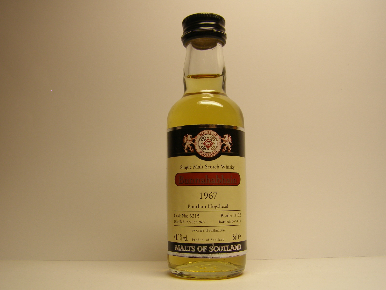 SMSW 43yo 1967-2010 "Malts of Scotland" 5cle 41,1%vol.