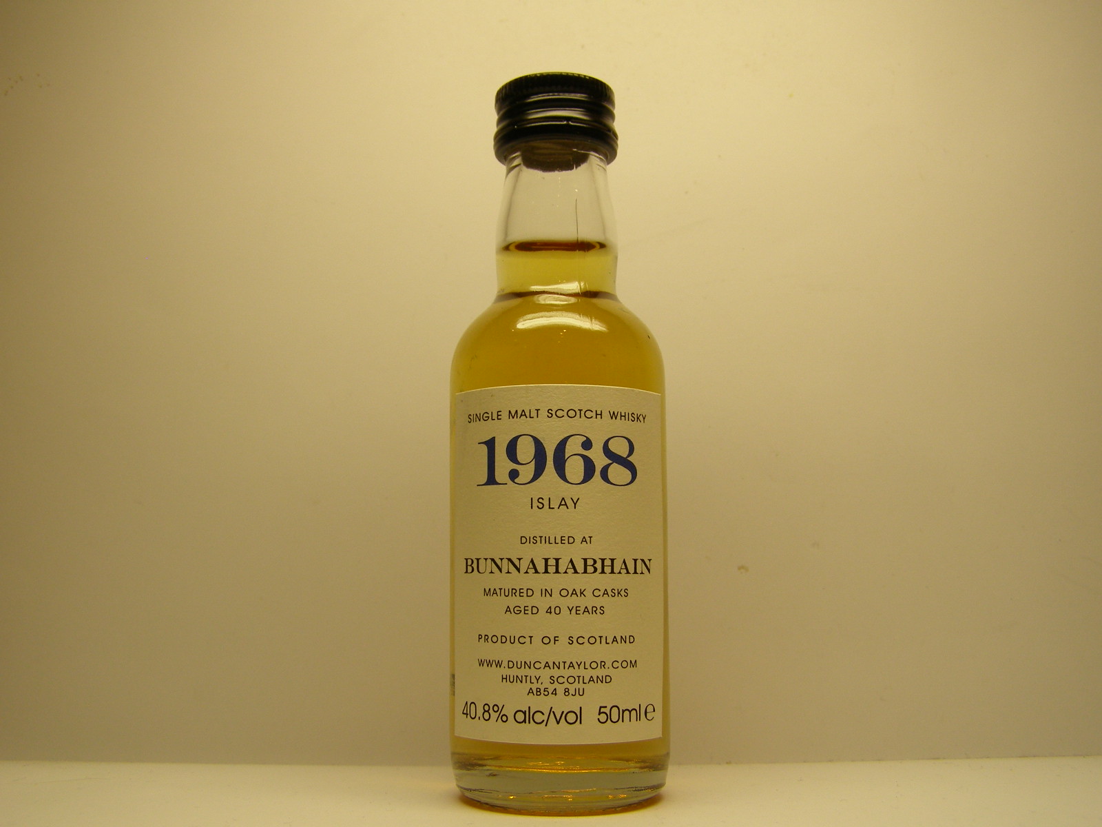 ISMSW 40yo 1968 "Duncan Taylor" 50mle 40,8%alc/vol