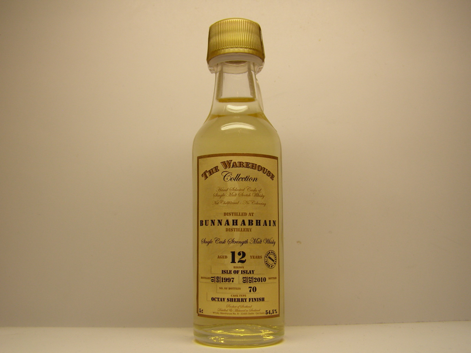 SCSMW 12yo 1997-2010 "The Warehouse Collection" 5cl 54,5%