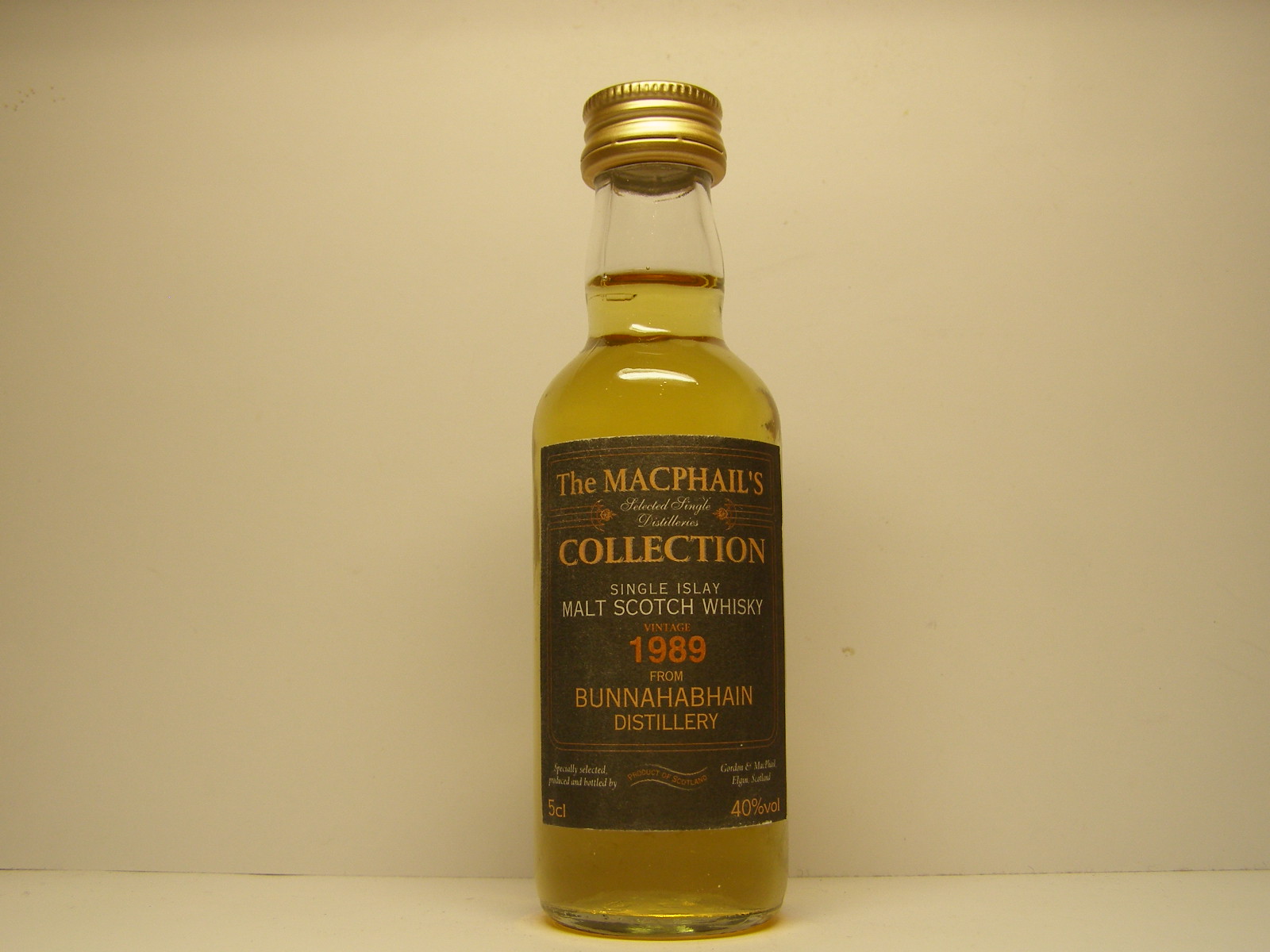 SIMSW 1989 "Macphail´s" 5cl 40%vol