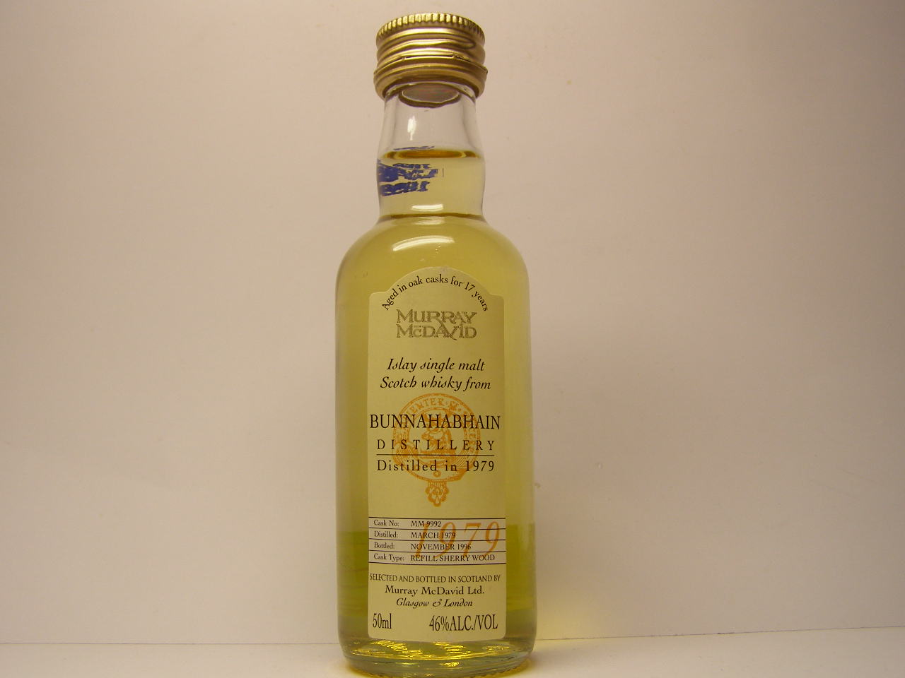 ISMSW 17yo 1979-1996 "Murray McDavid" 50ml 46%ALC./VOL