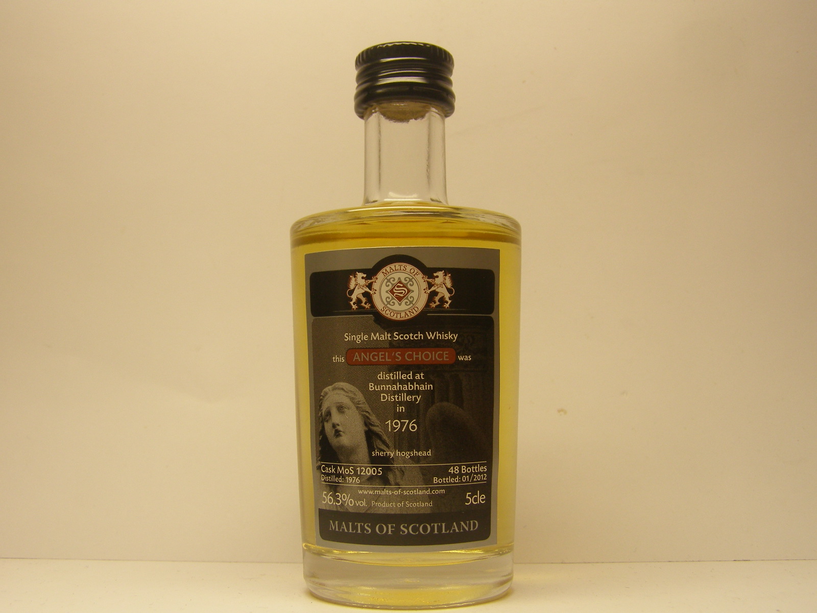 ANGEL´S CHOICE SMSW 35yo 1976-2012 "Malts of Scotland" 5cle 56,3%vol. 