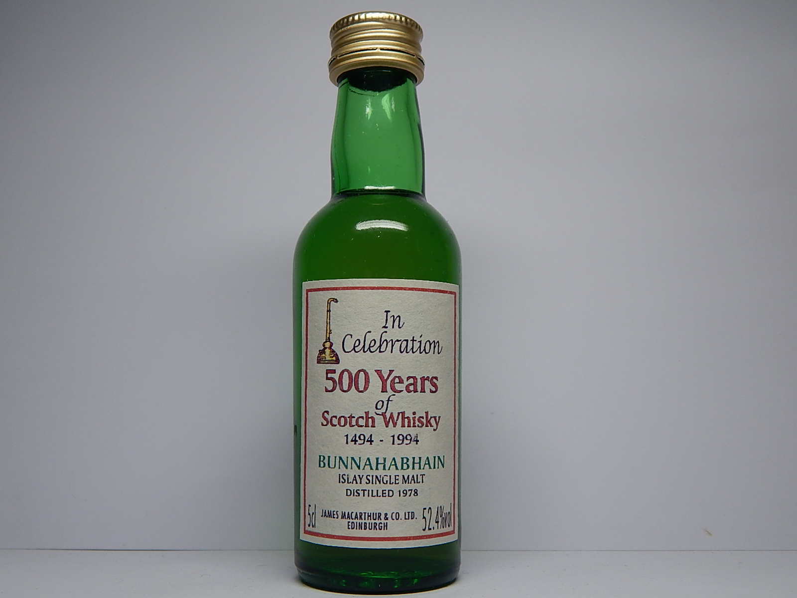 ISMSW 1978 "James MacArthur´s" 5cl 52,4%vol