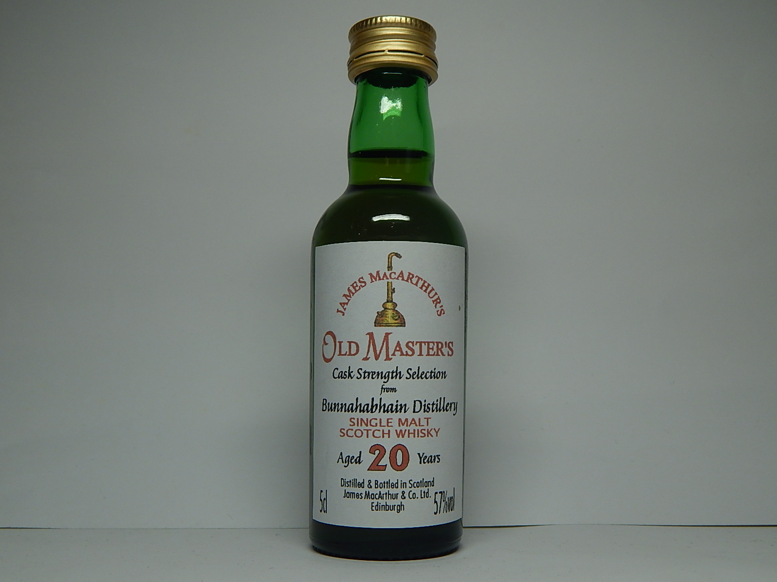 OLD MASTER´S SMSW 20yo "James MacArthur´s" 5cl 57%vol