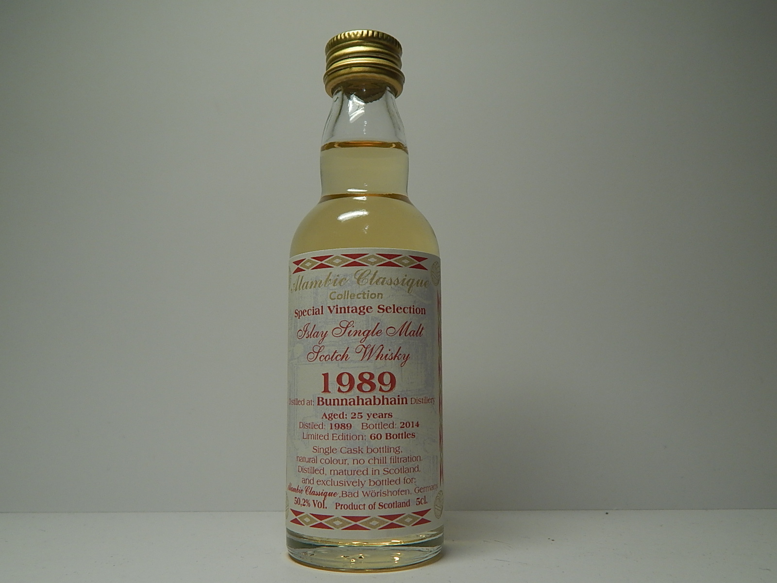 ISMSW 25yo 1989-2014"Alambic Classique" 5cl. 50,2%Vol.