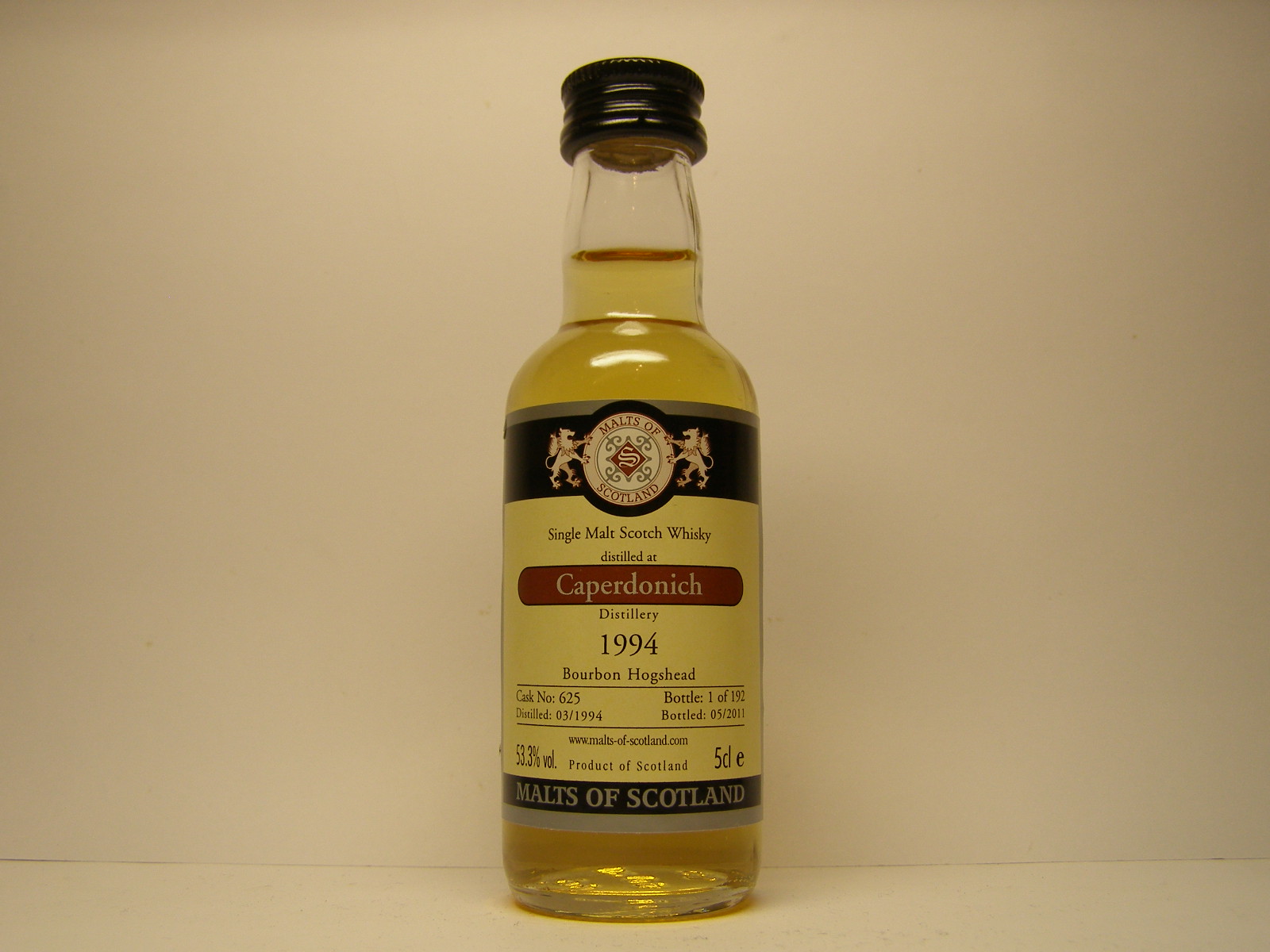 SMSW 17yo 1994-2011 "Malts of Scotland" 5cle 53,3%vol.