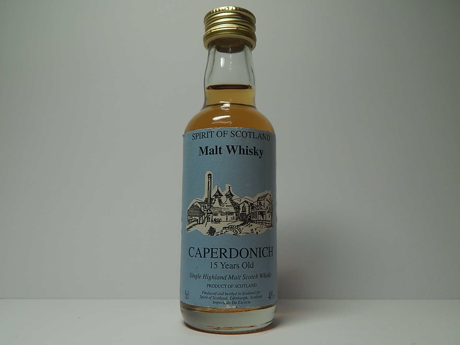 SHMSW 15yo "Spirit of Scotland" 5cl 40%vol