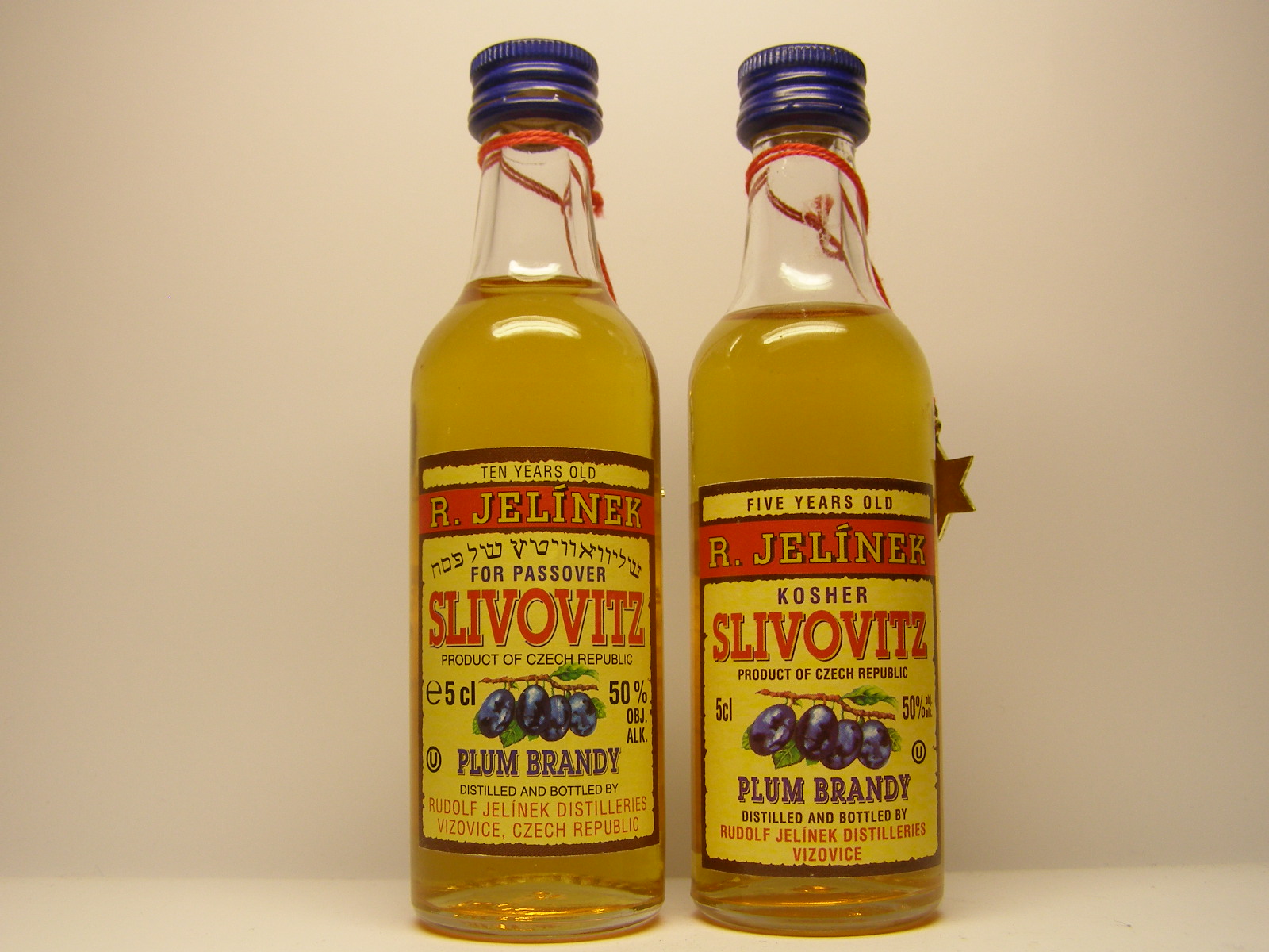 R.JELINEK Passover Slivovitz 10yo - Kosher Slivovitz 5yo