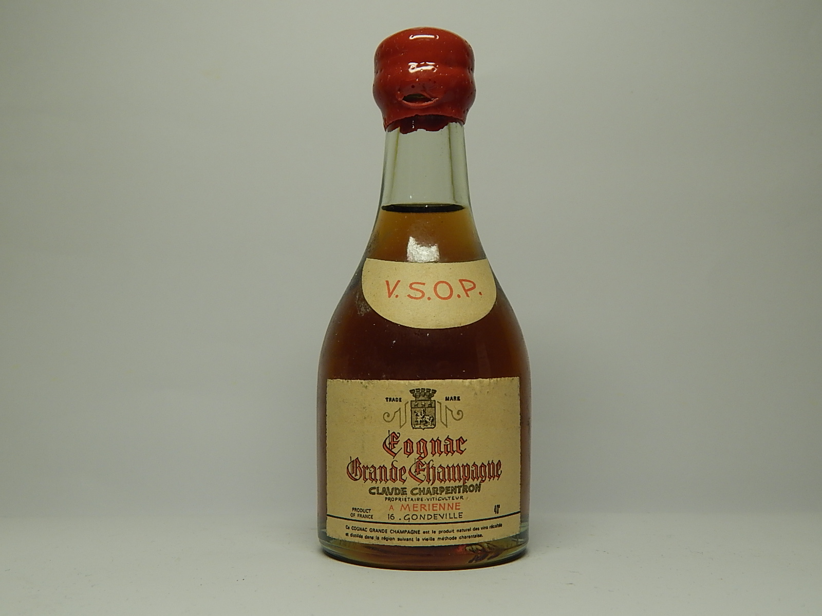 V.S.O.P. Grande Fine Champagne Cognac