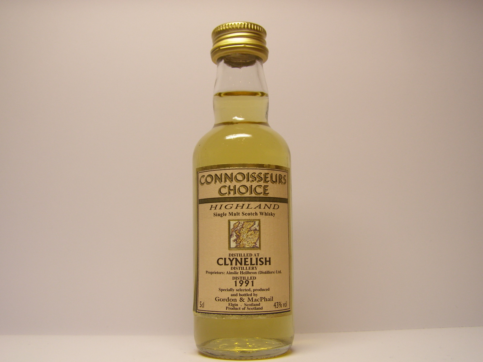 HSMSW 1991 "Connoisseurs Choice" 5cl 43%vol