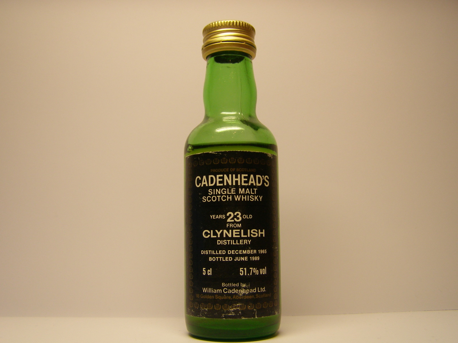 SMSW 23yo 1965-1989 "Cadenhead´s" 5cl 51,7%vol