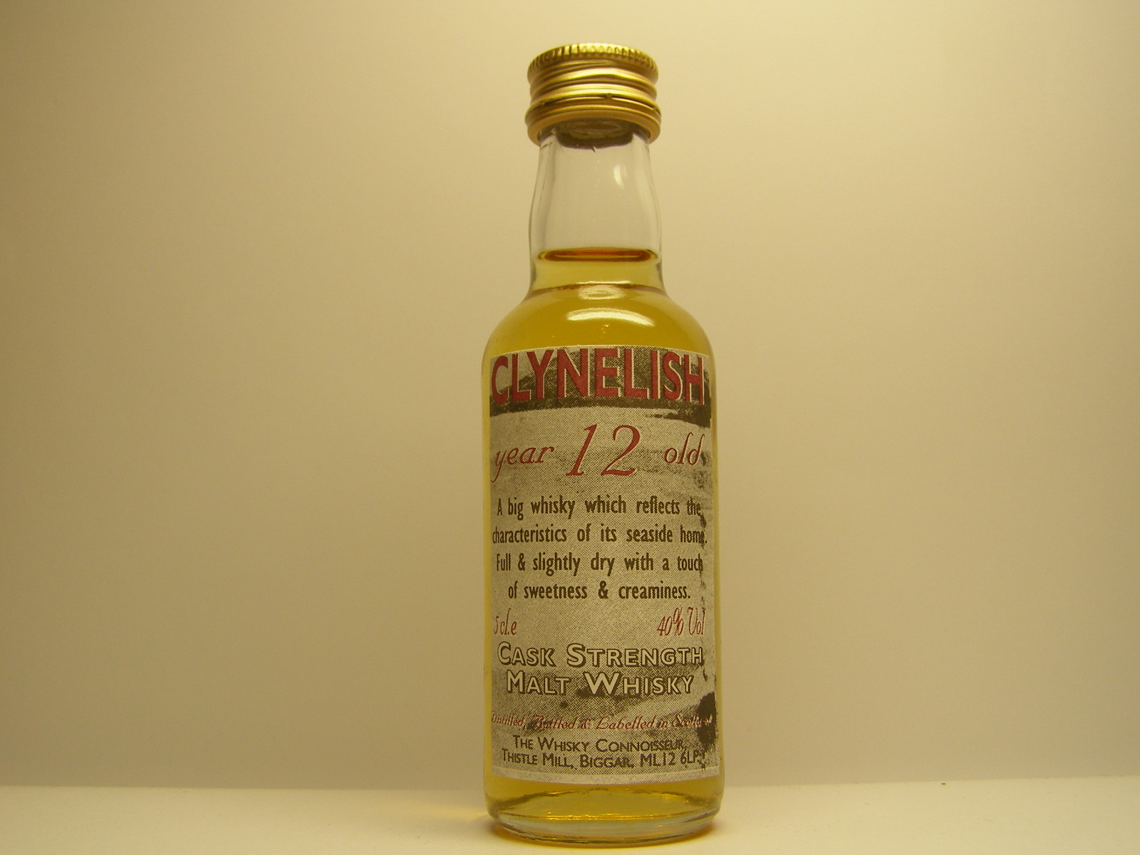 CSMW 12yo 5cl.e 40%Vol