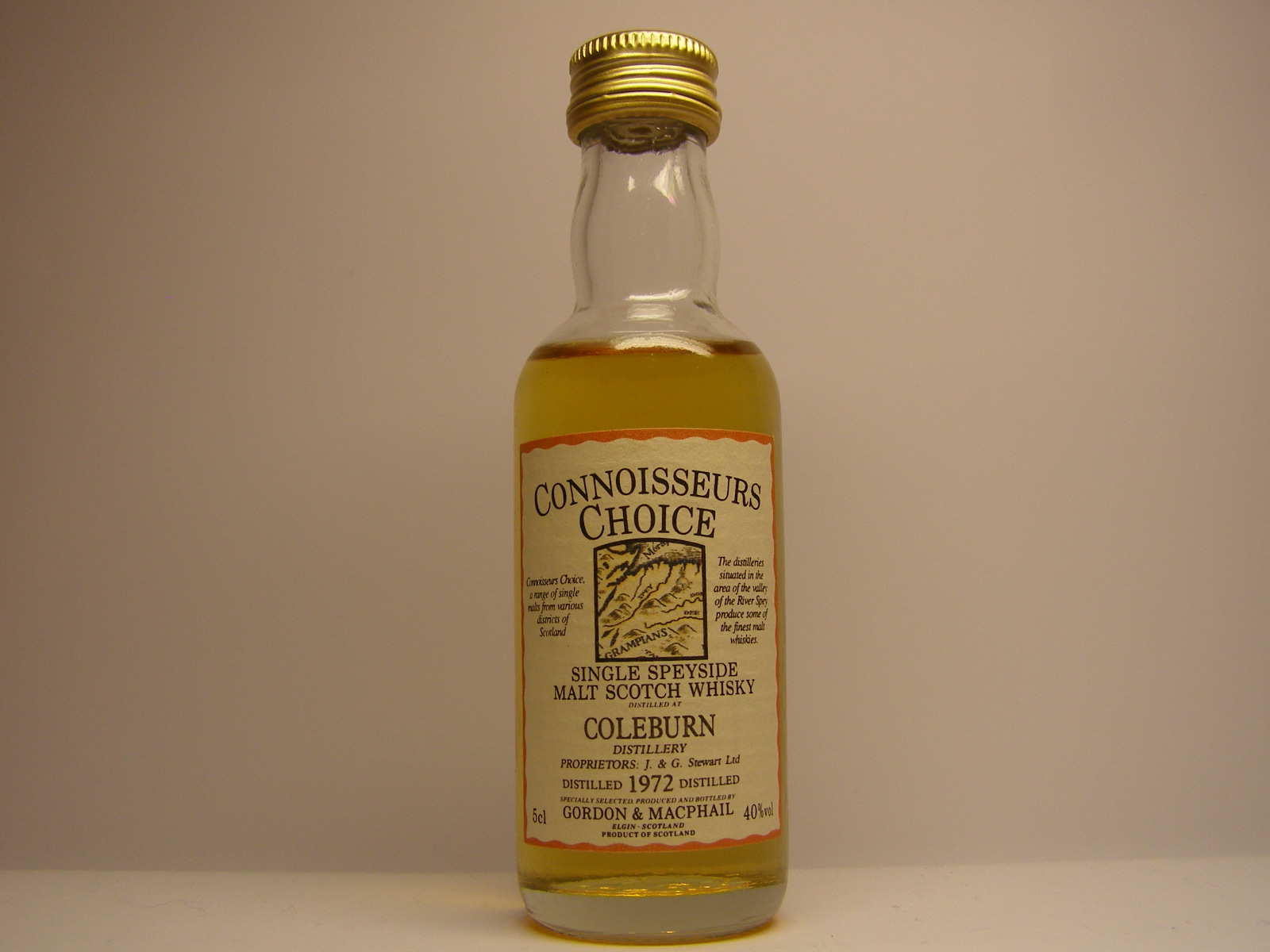 SSMSW 1972 "Connoisseurs Choice" 5cl 40%vol