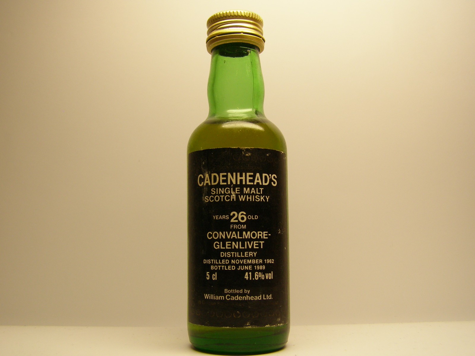 SMSW 26yo 1962-1989 "Cadenhead´s" 5cl 41,6%vol