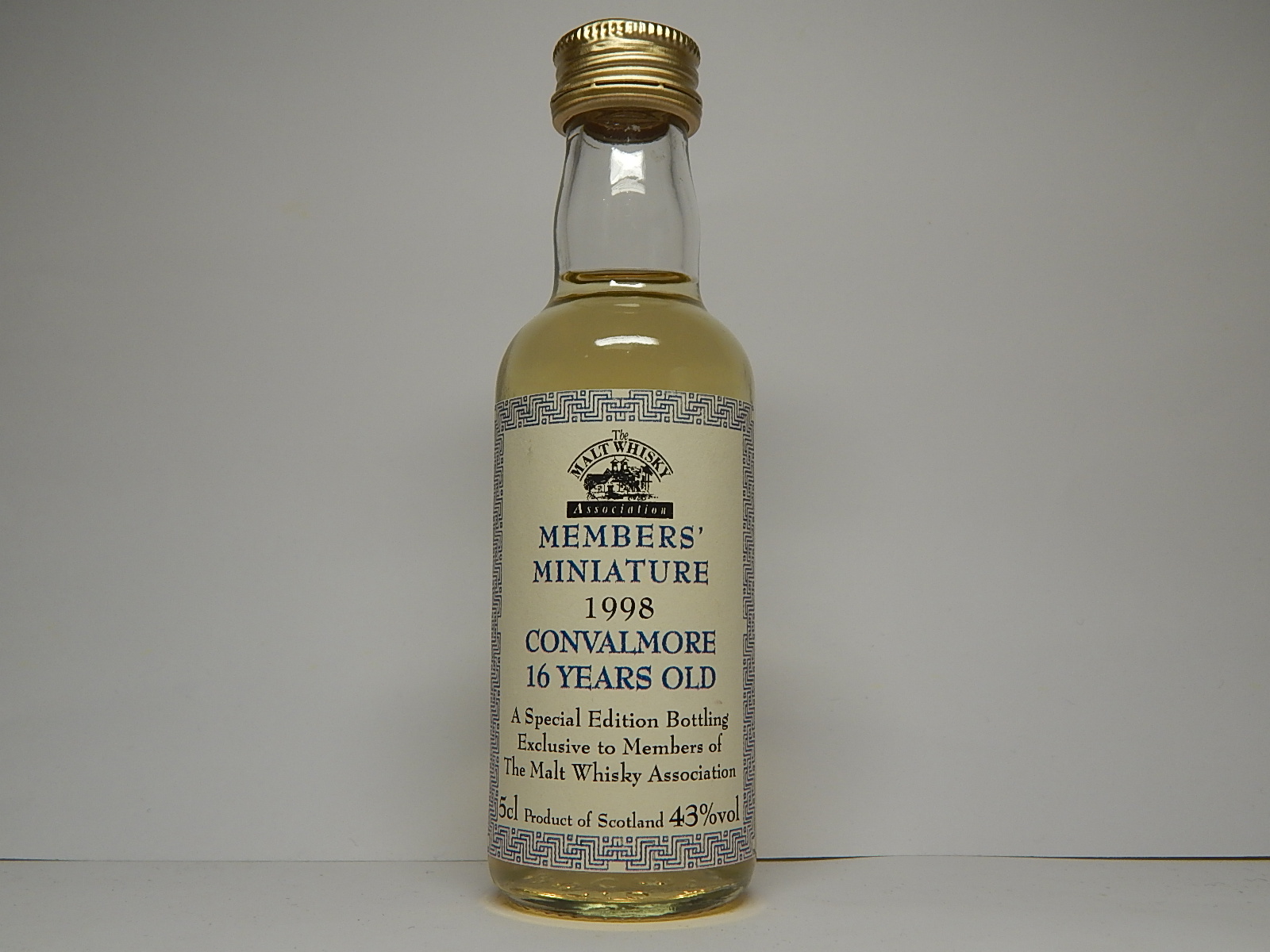 Member´s Miniature SW 16yo 1998 "Malt Whisky Association" 5cl 43%vol