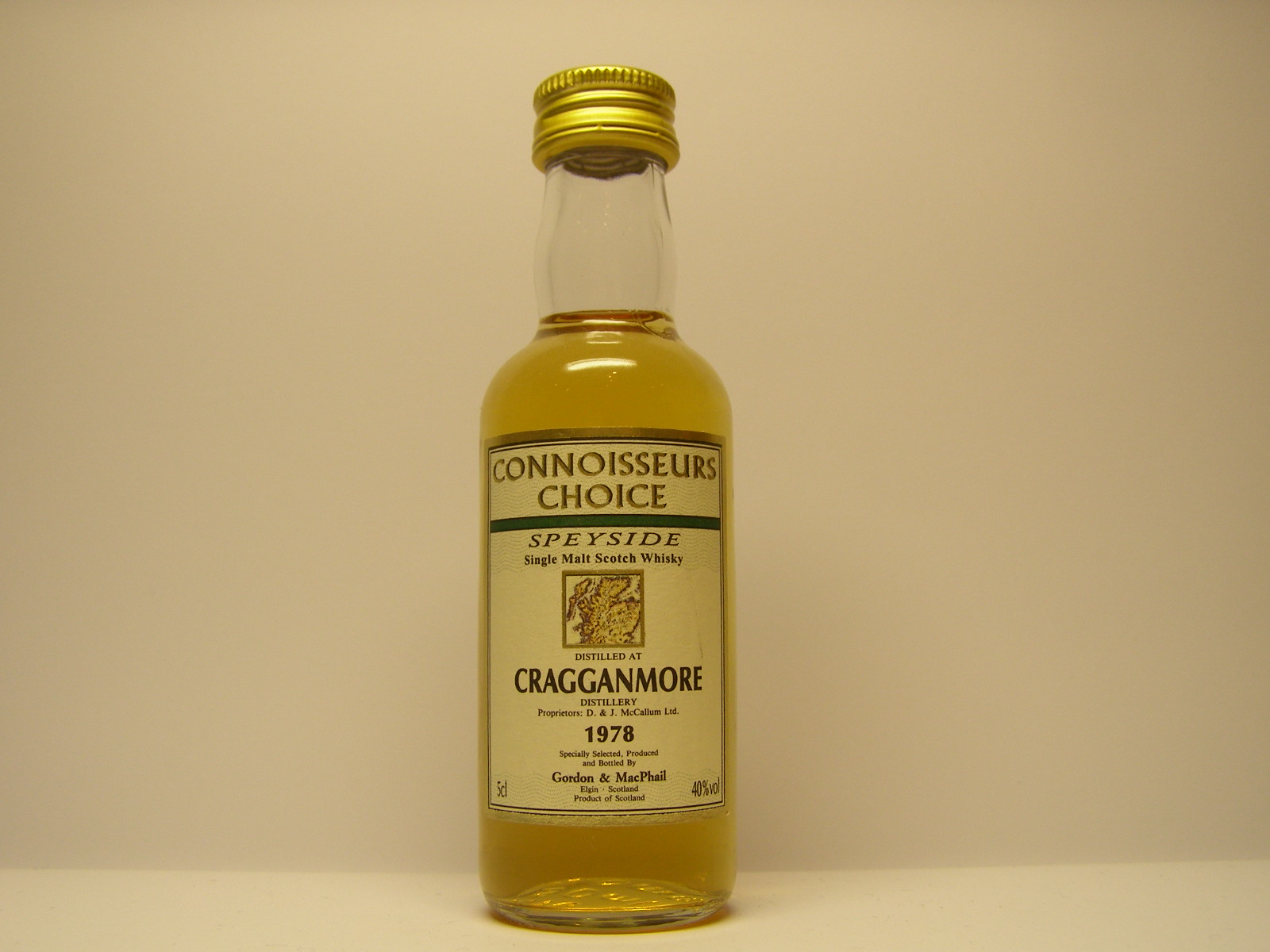 SSMSW 1978 "Connoisseurs Choice" 5cl 40%vol