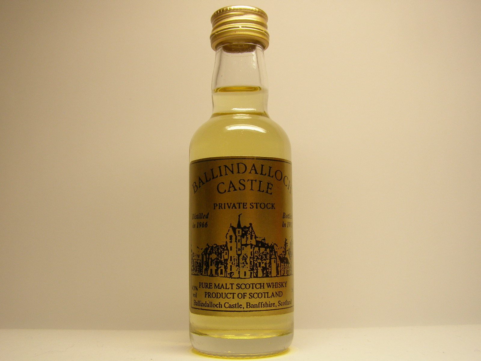 Ballindalloch Castle PMSW  1966-1992 5cl 43%vol