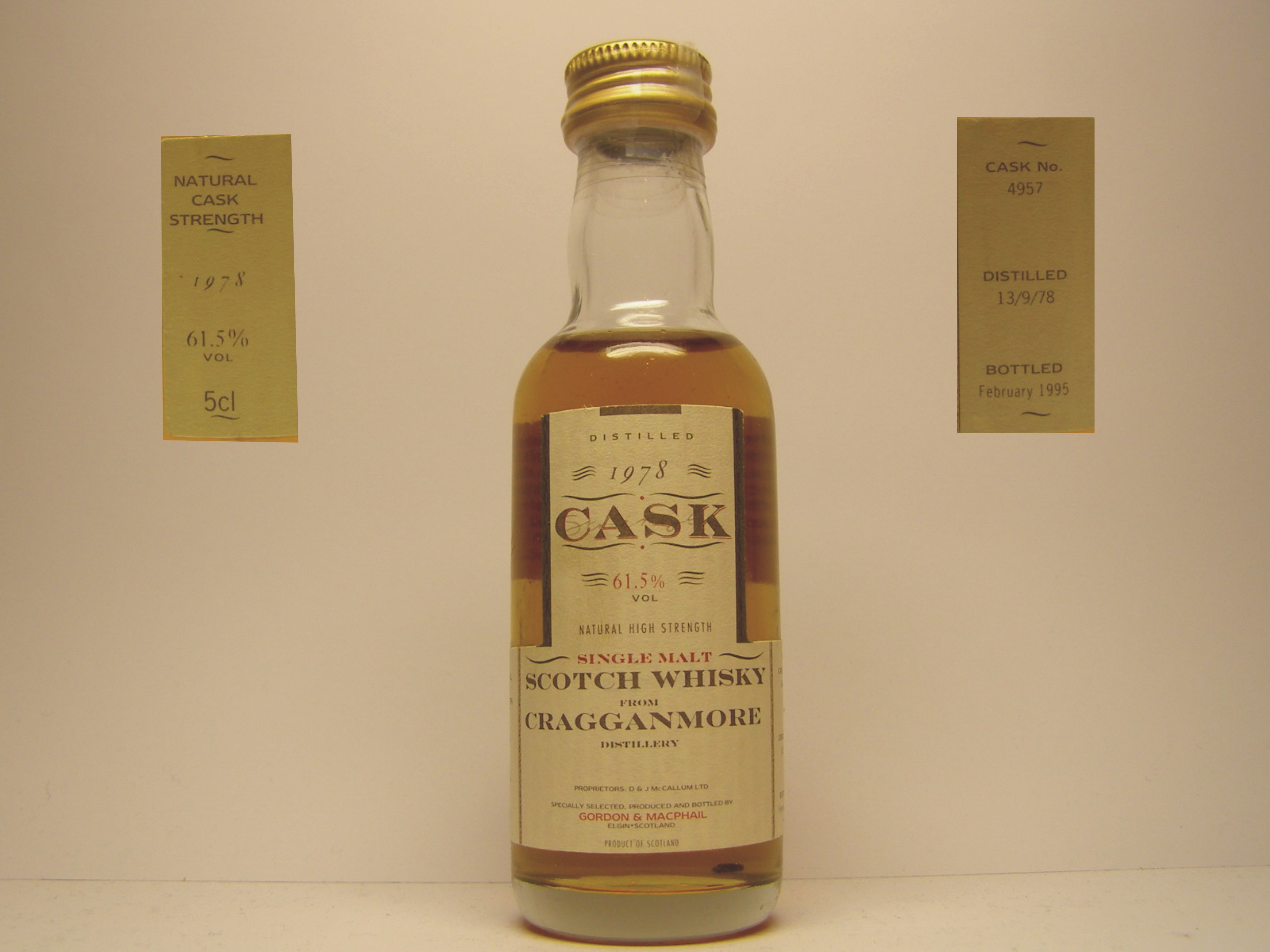 SMSW 16yo 1978-1995 "G&M Cask" 5cl 61,5%VOL