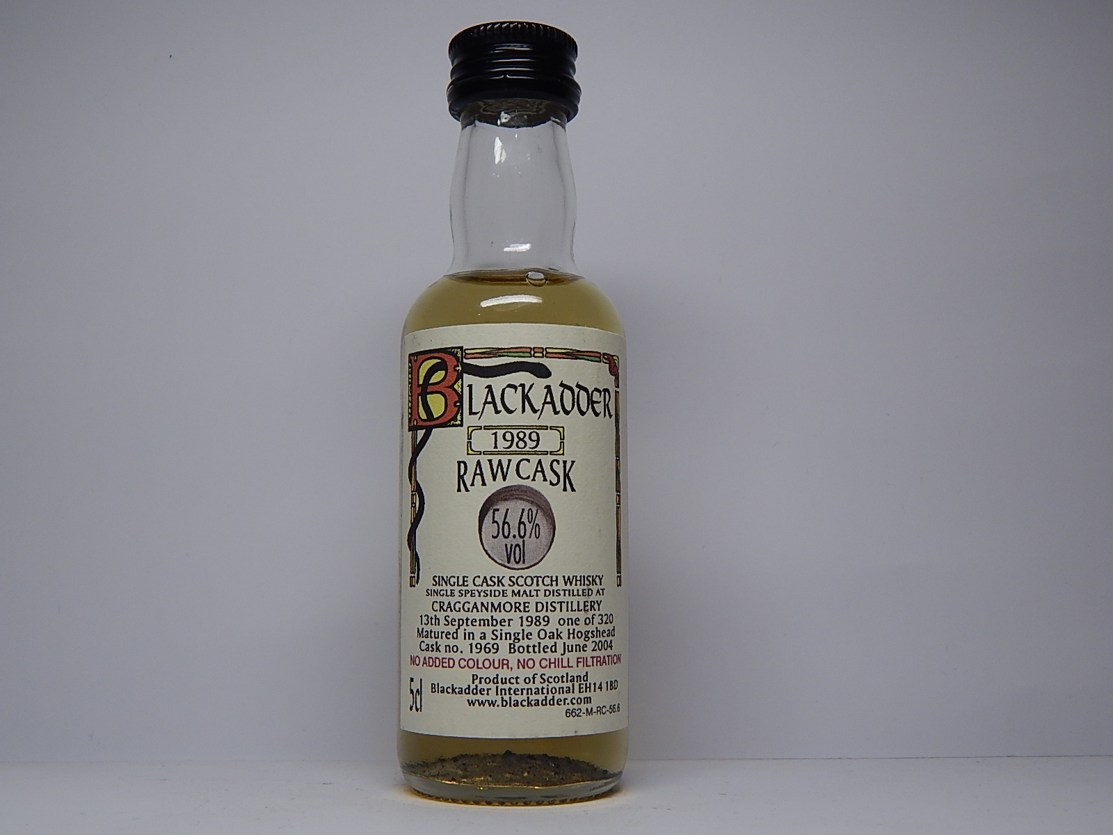 SCSW SSM 14yo 1989-2004 "Blackadder" 5cl 56,6%vol